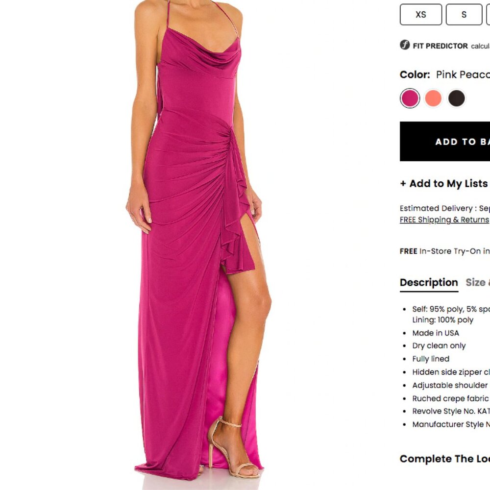 So Juicy Dress, Katie May Size S